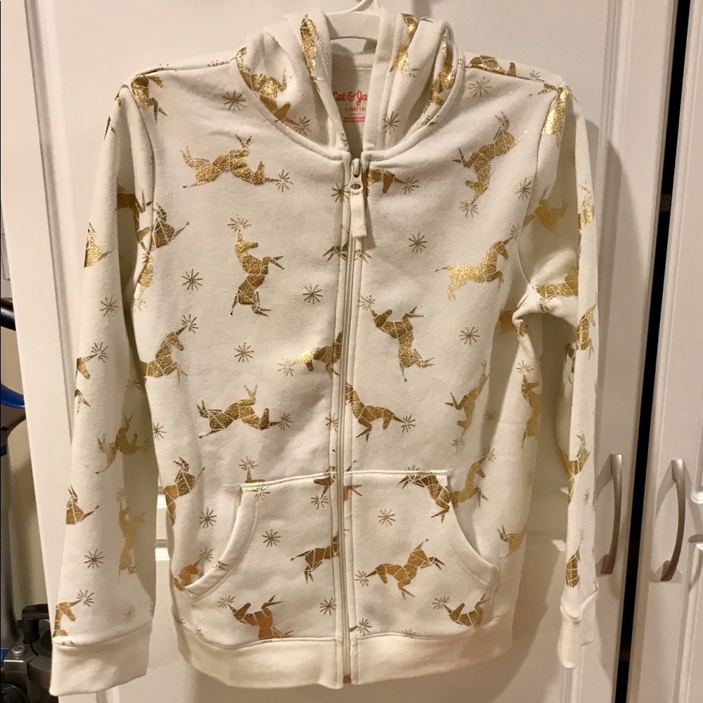 White Girls sweatshirt with hood